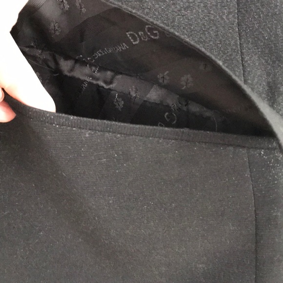 MENS DOLGE &  GABBANA BLACK METALLIC JACKET - Picture 5 of 8